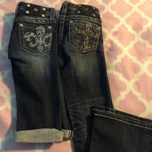 Miss me jeans . (Girl size) 20 dollars for both.
